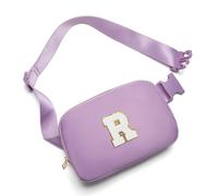 Gitus Regalos de cumpleaños para niñas de 8, 9, 10, 11, 12, 13 años, riñonera personalizada con parche de letra inicial, bolsa de cinturón para adolescentes, cosas de moda, artículos esenciales de