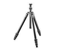 Gitzo GT2545T Traveler, Trípode Compacto, Plegable y Ligero, con Columna Corta incluida para Tomas a Nivel del Suelo, Serie 2, 4 Secciones, Fibra de Carbono