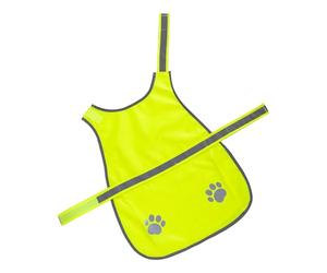 Giubbotto Riflettente per Cani - 60g Mantello Alta Visibilità Traspirante, Gilet Sicurezza Notturna, Protettivo Accessorio Caccia | Catarifrangente Pettorina per Camping Escursionismo Bici Auto