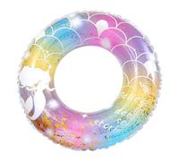 Giubbotto Salvagente Per Bambini - 56 Pollici Set Galleggianti | PVC Ispessito - Giubbotto Salvagente E Amaca Gonfiabile 2297g Set In Nylon E PVC Con Anello E Sdraio, Ideale Per Sicurezza E Divertimen