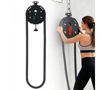 Giuggiolared Entrenador de Cuerda Infinita, Polea Gimnasio Casa con Cable-Polea y Máquina Entrenadora de Cuerda Infinita 30kg - Fuerza, Brazos, Espalda, Fácil Montaje