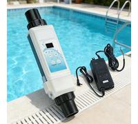Giuggiolared Generador de clorador de Sal, Sis-Tema generador de Cloro para Piscinas de Agua Salada Sistemas generadores de Cloro salino para Agua Salada Piscinas de hasta EC-12