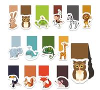 Giugio Pack de 30 Marcapáginas Magnéticos para Niños Animales Mágicos, Pequeños Regalos para Estudiantes, Niños, Niñas, Amantes de los Libros Marcapáginas Magnéticos Escolares Regalo