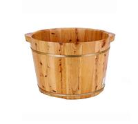 GIUIN Balneario de madera para pies, spa para el hogar, spa de pies y piernas para adultos, cubo de madera de sauna, baño de pies de pedicura relajante, bañera de spa grande