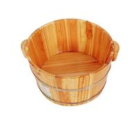 GIUIN Balneario de madera para pies y pedicura, spa de pies y piernas para adultos, cubo de madera de sauna, bañera de spa grande para pies, spa de masaje de pies para el hogar