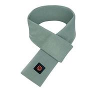 GIUIN Bufanda térmica para el cuello, bufanda de calefacción ajustable, bufanda térmica por USB, alimentado por USB, bufandas cálidas y suaves para invierno, bufanda eléctrica calentada, verde oliva, 5000 mAh