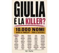 GIULIA È LA KILLER?: 10.000 nomi, 10 indizi, un solo colpevole: barra gli innocenti, elimina le false piste e trova il killer - Libro-gioco d’indagine ... per adulti (Libri-Gioco Investigativi)