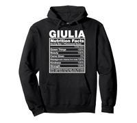 Giulia Nutrition Facts - Camiseta de cumpleaños con Nombre de Giulia Sudadera con Capucha