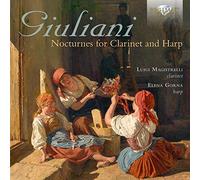 Luigi Magistrelli (clarinet), Elena Gorna (harp) - GIULIANI: Nocturnes for Clarinet and Harp