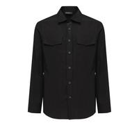 Giuliano Galiano - Camisa Panther Negra Cierre de Botón - Shirts - Hombre - Negro - L -