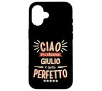 Giulio Idea Regalo Personalizzata Nome Divertente Carcasa para iPhone 16