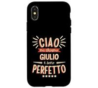 Giulio Idea Regalo Personalizzata Nome Divertente Carcasa para iPhone X/XS