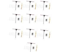 Giuneuow 10 Receptores ELRS de 2,4 GHz Nano ExpressLRS, CRSF con Antena Tipo T para Piezas de Drones de Desplazamiento RC FPV