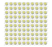 Giuneuow 100Pcs Cuentas LED Luz LED Natural 1W Chip de LáMpara de Alta Potencia Chip LED 4000K