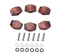 Giuneuow 6 Piezas/Juego de Botones de Clavija de AfinacióN de Guitarra, Botones de Clavijas de AfinacióN, Botones de Cabezales de MáQuina para Guitarra