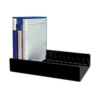 Giuneuow Adecuado para/para Estante de Exhibición de Almacenamiento de Discos de Juego Estante de Exhibición de Acrílico Soporte de Discos de Juego Negro