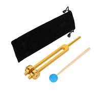Giuneuow AleacióN de Aluminio 112.45HZ DiapasóN con Martillo, Chakra Tuning Energy Forks, Yoga Meditation Tuning Energy Fork