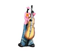 Giuneuow Figuras de Jugadores de Banda de Jazz Figura de Músico Vintage Estatuas de Resina Adorno de Escritorio Escultura Retro Decoración Interior del Hogar e