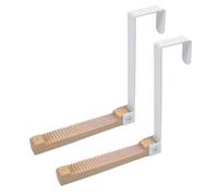 Giuneuow Paquete de 2 Perchas para Secar Ropa sobre la Puerta, Perchas Plegables para Sala de Estar, Dormitorio y Baño, Portátiles y Versátiles, Color