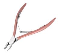 Giuneuow Tijeras Alicate Cortador Pinza Empujador De Unas Cuticula Removedor De Piel Muerta Arte De La Manicura Herramienta De Aseo Alicates De Unas De Belleza Rosado