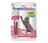 Giuntini Crancy Cat Fresh Sticks Salmón 15 g (tres barras) Snack para gatos