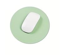 GIUPLOKID Almohadilla de ratón de Color sólido, Alfombrilla de ratón Antideslizante Redonda una Sola Cara, 22 cm, for Juegos Oficina y portátiles