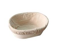 GIUPLOKID Cestas de prueba de acidez, Tamaños múltiples del color de madera la rota natural oval las cestas prueba pan(XS)