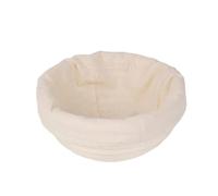 GIUPLOKID Cestas de prueba de acidez, Tamaños múltiples del color de madera la rota redonda ovalada las cestas prueba pan(Round18x9cm)