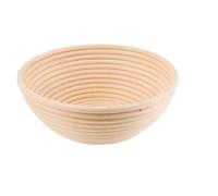 GIUPLOKID Cestas de prueba de acidez, Tamaños múltiples del color de madera redondo oval las cestas la prueba pan rota(Round 18X9cm)