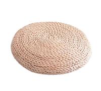 GIUPLOKID Cojín de Paja Tatami, Cojín de Asiento Tatami Paja, Estera meditación, Multicolor, 30x(1-6,5) cm(Color 1,30x6.5cm)