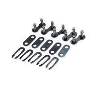 GIUPLOKID Conector de Cadena «Missing Link» para Bicicleta, Cadena de Bicicleta Acero Negra 1/2x1/8 Pulgadas for 1-3 velocidades 21 mm 20 Piezas