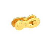 GIUPLOKID Conector de Cadena «Missing Link» para Bicicleta, Conector De Cadena Bicicleta Dorado Y Plateado for Bicicletas 1 6-12 Velocidades(6 7 8 Speed Golden)