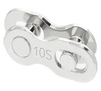 GIUPLOKID Conector de Cadena «Missing Link» para Bicicleta, Enlace rápido de Cadena Bicicleta, 2 Pares for Bicicletas Carretera y montaña 6 a 12 velocidades, Multicolor(10s Silver)