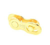 GIUPLOKID Conector de Cadena «Missing Link» para Bicicleta, Enlace rápido de Cadena Bicicleta 6 a 12 velocidades for Bicicletas Carretera y montaña Multicolor(11s Golden)