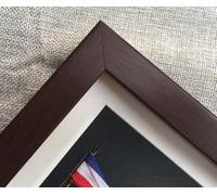 GIUPLOKID exhibición de la Medalla, Marco de exhibición medallas maratón Madera Maciza, Caja Profunda, Multicolor, Varios tamaños(Brown,8 medals/28 * 41cm)