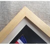 GIUPLOKID exhibición de la Medalla, Marco de exhibición medallas maratón Madera Maciza, Caja Profunda, Multicolor, Varios tamaños(Wood,6 medals/33 * 33cm)