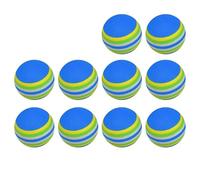 GIUPLOKID Pelota de Golf de Espuma, Pelotas de Golf Espuma 10 Piezas Entrenamiento Columpio Interior Multicolor(Blue-10pcs)