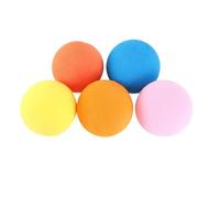 GIUPLOKID Pelota de Golf de Espuma, Pelotas de Golf Espuma 5 Piezas Multicolor 6x6x6 cm(Yellow)
