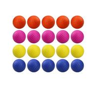 GIUPLOKID Pelota de Golf de Espuma, Pelotas de Golf Espuma PU Multicolor 20 Piezas(20Pcs Mixed Color)