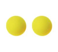 GIUPLOKID Pelota de Golf de Espuma, Pelotas de práctica Golf y Tenis Espuma EVA 60 mm Multicolor 2 Piezas(Yellow)