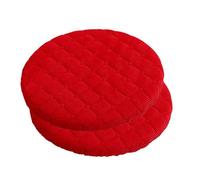 GIUPLOKID Protector de Asiento Redondo para Taburete, Funda elástica Antideslizante for Taburete Redondo, Multicolor, 10,2-12,6 Pulgadas de diámetro, Paquete 2-8 Piezas(Red,Set of 2)