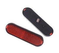 GIUPLOKID Reflectores para Postes de verja, Paquete de 4 Barras reflectoras Redondas for Poste Puerta y Motocicleta, Varios tamaños(7)