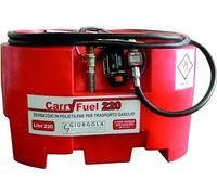 Giurgola Depósito de polietileno para gasóleo portátil mod 220 litros bomba 12 V 50 lt/min para camiones, tractores, barcos, autocaravanas. Alta calidad, fabricado en Italia