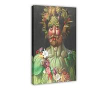 Giuseppe Arcimboldo - Lienzo decorativo de Rudolf II como Vertumnus y arte de pared, impresión moderna para decoración de dormitorio familiar, 40 x 60 cm