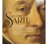 Giuseppe Sarti Giuseppe Sarti: 6 Sonatas for Traversiere (CD) (Importación USA)