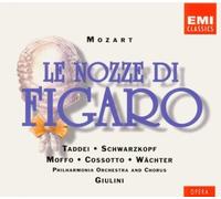 Giuseppe Taddei, Elisabeth Schwarzkopf, Anna Moffo, Fiorenza Cossotto, Eberhard - Mozart - Le nozze di Figaro ~ Giulini by Giuseppe Taddei, Elisabeth Schwarzkopf, Anna Moffo, Fiorenza Cossotto, Eberhard (1990) Audio CD