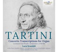 Luca Scandali – Tartini: Transcripciones de conciertos para órgano – CD – Importación USA