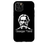 Giuseppe Verdi Compositor Silhouette Música clásica Ópera Carcasa para iPhone 11 Pro