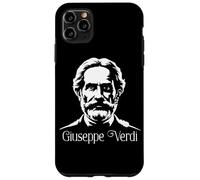 Giuseppe Verdi Compositor Silhouette Música clásica Ópera Carcasa para iPhone 11 Pro Max