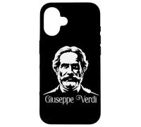 Giuseppe Verdi Compositor Silhouette Música clásica Ópera Carcasa para iPhone 16